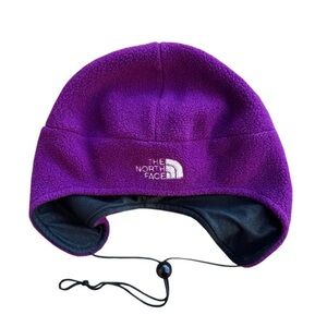 Vintage The North Face Purple Fleece Winter Hat (Size M)